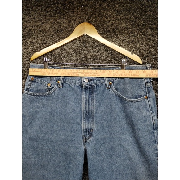 Levi 550 Jeans Men 40x30‎ Blue Relaxed Fit Tapered Leg High Rise Casual Pants - Picture 6 of 8